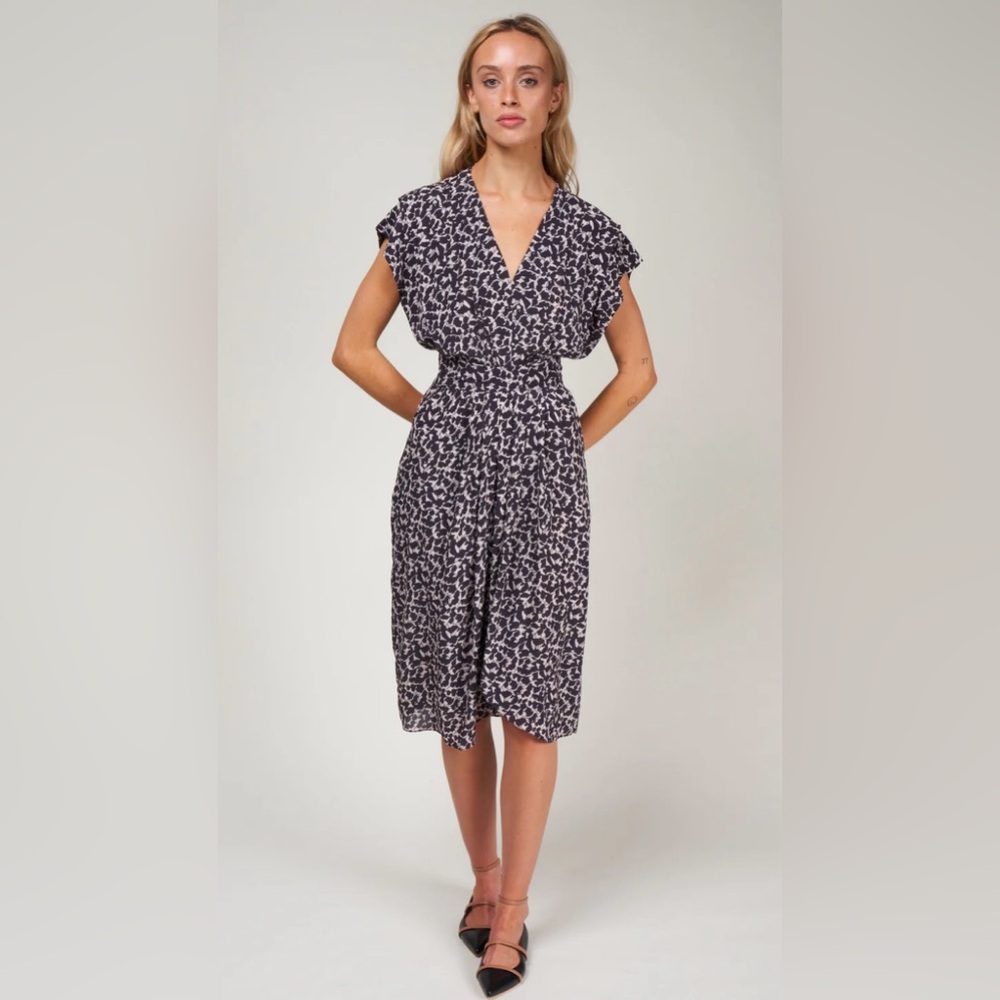 ISABEL MARANT ÉTOILE "ALMEYA"
MIDI DRESS - SIZE  EU 34- X-SMALL SIZE 0